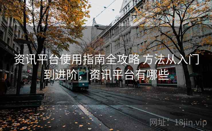 资讯平台使用指南全攻略 方法从入门到进阶，资讯平台有哪些