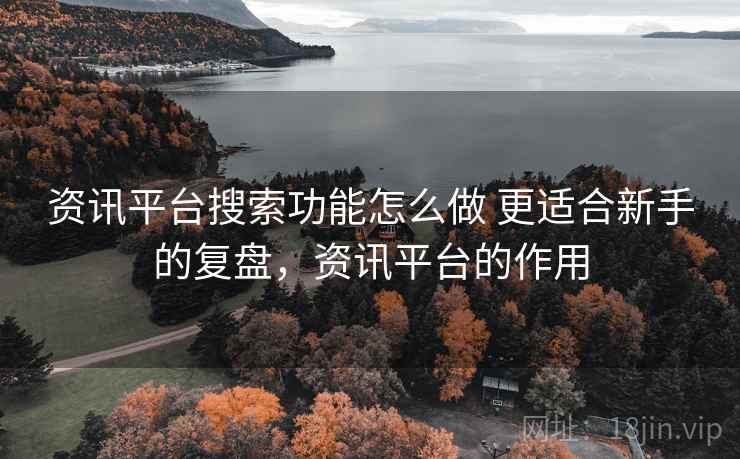 资讯平台搜索功能怎么做 更适合新手的复盘，资讯平台的作用