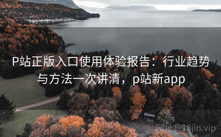P站正版入口使用体验报告：行业趋势与方法一次讲清，p站新app