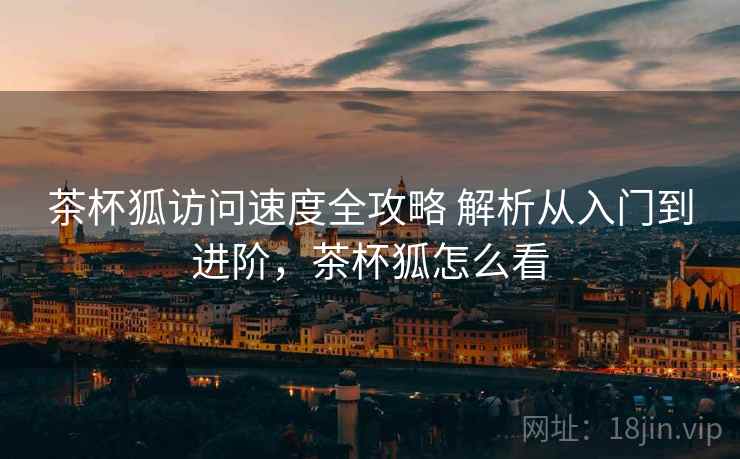 茶杯狐访问速度全攻略 解析从入门到进阶,茶杯狐怎么看 茶杯狐访问速度全攻略 解析从入门到进阶,茶杯狐怎么看