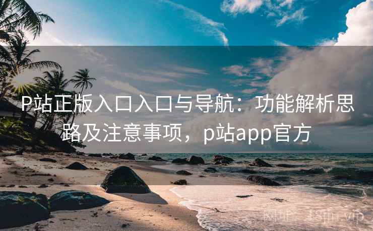 P站正版入口入口与导航：功能解析思路及注意事项，p站app官方
