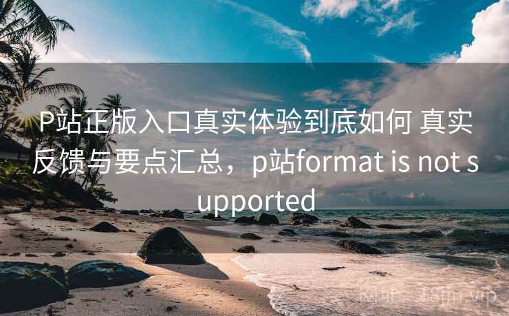 P站正版入口真实体验到底如何 真实反馈与要点汇总，p站format is not supported