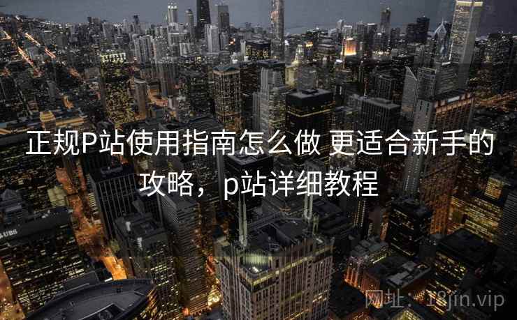正规P站使用指南怎么做 更适合新手的攻略，p站详细教程
