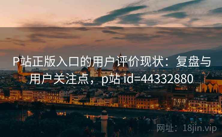 P站正版入口的用户评价现状：复盘与用户关注点，p站 id=44332880
