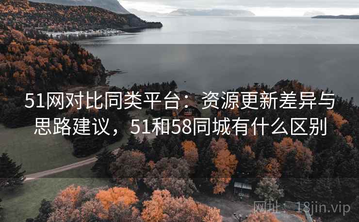 51网对比同类平台：资源更新差异与思路建议，51和58同城有什么区别
