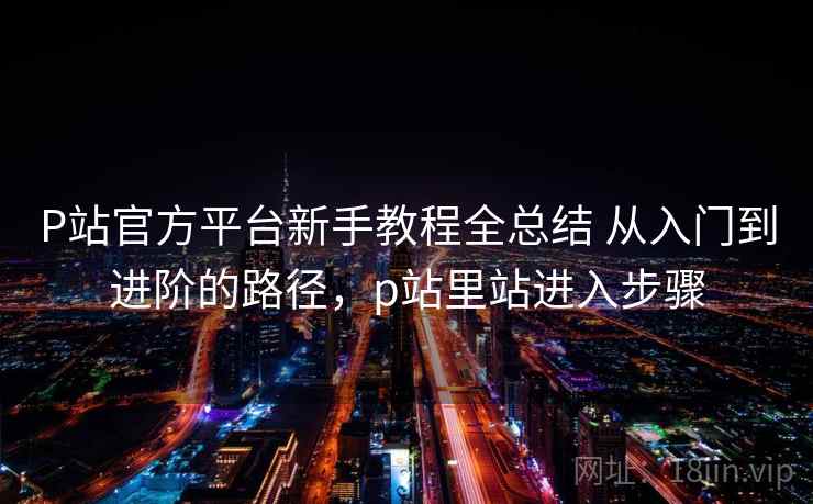P站官方平台新手教程全总结 从入门到进阶的路径，p站里站进入步骤