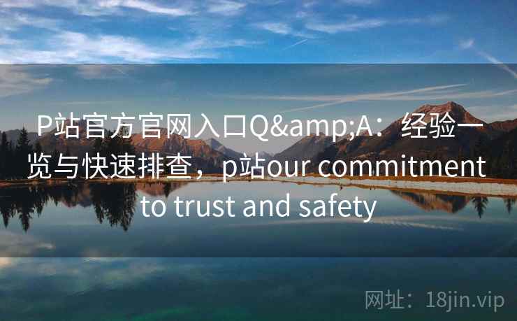 P站官方官网入口Q&A：经验一览与快速排查，p站our commitment to trust and safety