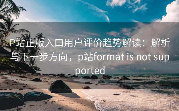 P站正版入口用户评价趋势解读:解析与下一步方向,p站format is not supported P站正版入口用户评价趋势解读:解析与下一步方向,p站format is not supported