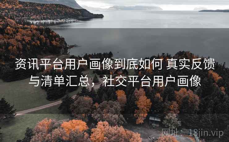 资讯平台用户画像到底如何 真实反馈与清单汇总，社交平台用户画像